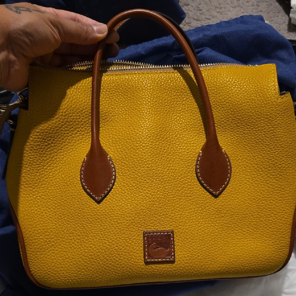Dooney & Bourke Yellow Leather Handbag